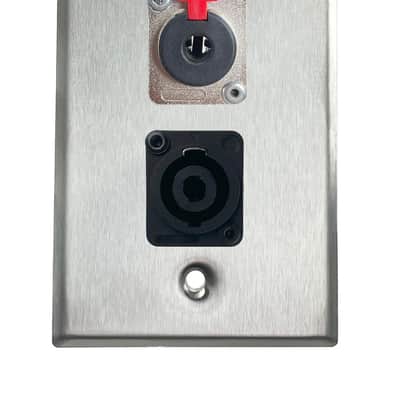 Stainless PROCRAFT SPL-2X-ST-VAR 1 Gang Stainless Pro Audio Installation Wall Plate Loaded, Made in the USA-USB Feed-Thru / HDMI Feed-Thru image 21