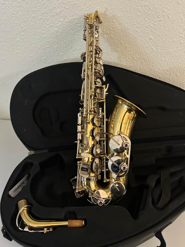 Borg Alto Saxophone nice shape with case image 1