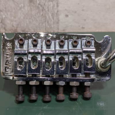 Vintage Floyd Rose FRT-2 Fernandes Headbanker 80's Chrome image 2