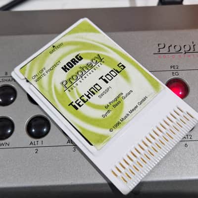 Korg Prophecy Rom card: 1996 "Techno Tools" SWSSP1