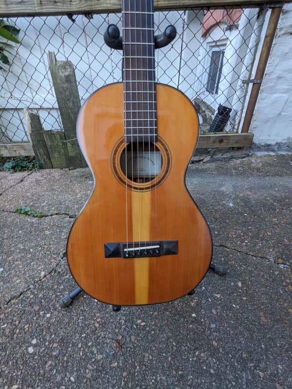 Jay Gordon Handmade Custom osage Orange Parlor Guitar image 1