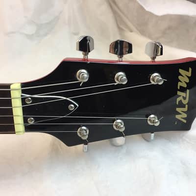 MWR Single Cut Red Double Humbucker Electric Guitar w/ New Strings Free Shipping image 4