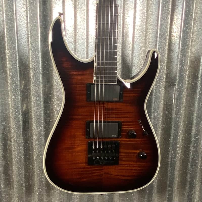 ESP LTD MH-1000 Evertune Dark Brown Sunburst Guitar LMH1000ETFMDBSB #0746 Used image 1