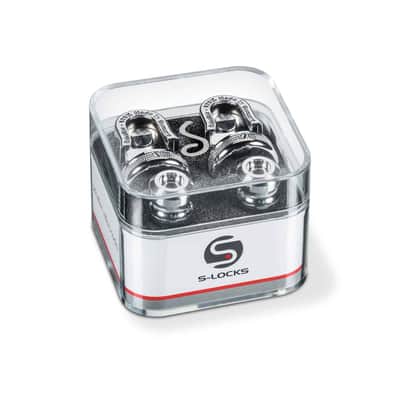 Schaller 14010201 S-Locks Strap Locks System, Chrome image 2