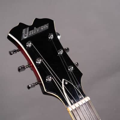 Univox Coily Semi Hollow 335-Style Guitar Made In Japan Vintage - Burst image 5