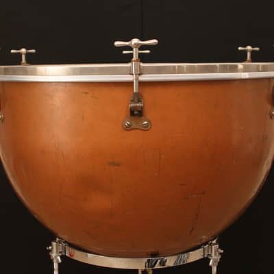 Vintage Copper Kettle Drum 27-1/4" Timpani Tympani - Ludwig ? image 6