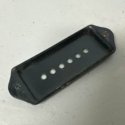 Gibson P-90 Dogear Pickup Cover Arched Black Vintage 1950's ES-150 ES-125 image 5