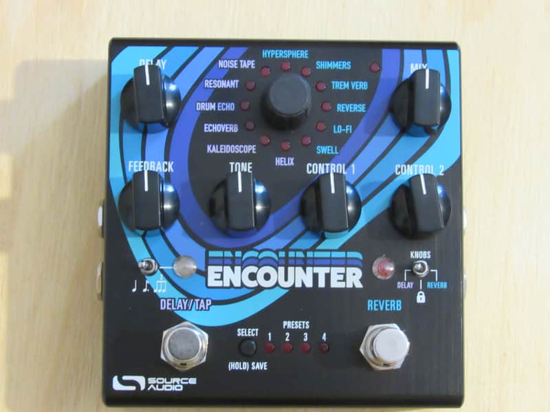 Source Audio Encounter Ambient Delay / Reverb 2025 - Present - Black / Blue image 1