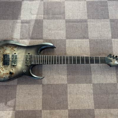 Ibanez RGD71ALPA-CKF Axion Label 2022 - Charcoal Burst Black Stained Flat - BARE KNUCKLE AFTERMATHS image 2