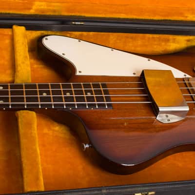 Gibson  Thunderbird IV Solid Body Electric Bass Guitar (1963), ser. #151192, original black hard shell case. image 14