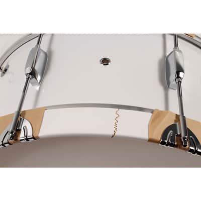 Pearl Competitor Marching Bass Drum Regular Pure White (#33) 20x14 image 2