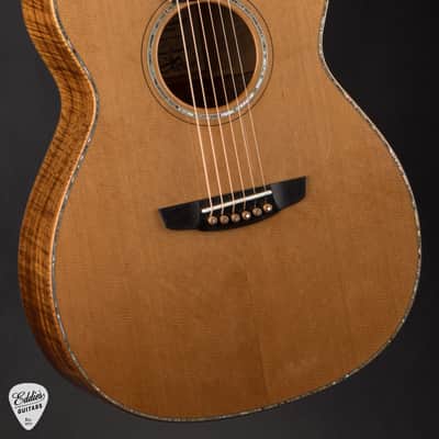 Goodall Grand Concert - Western Red Cedar/Koa image 6