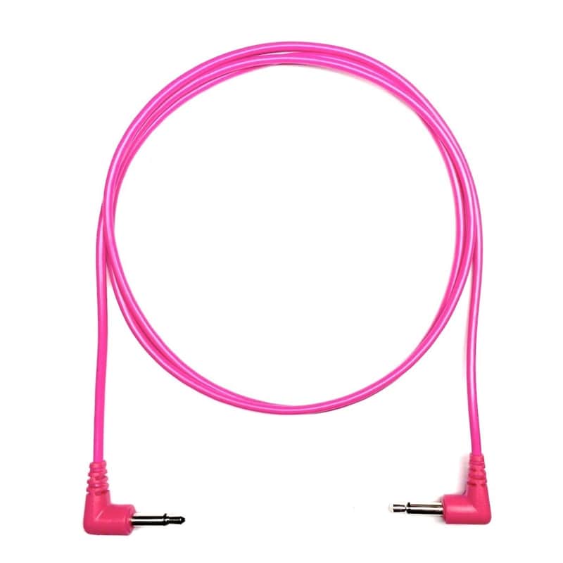 Tendrils Cables Right Angled Eurorack Patch Cable (90cm - Magenta) 6 Pack image 1