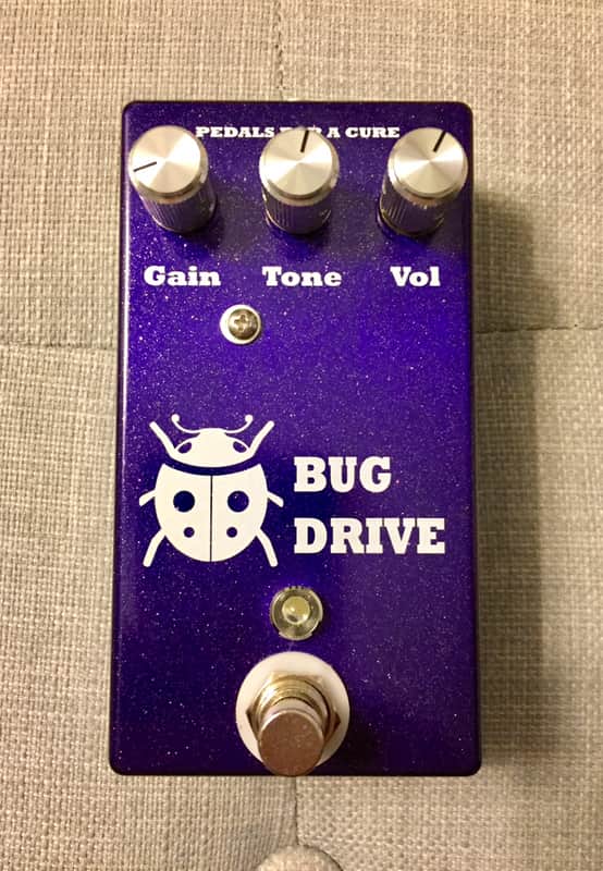 "Broughton-ish" Bug Drive Tube Overdrive 2019 Purple Sparkle image 1