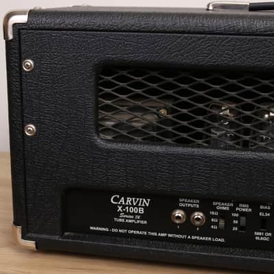 Carvin X-100B Series IV 100-Watt Guitar Amplifier Head - Black image 8