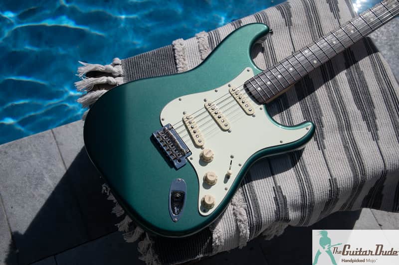 2017 Fender MIJ Hybrid '60s Stratocaster - Sherwood Green Metallic - USA Vintage PU's - Pro Set Up w Perfect Frets/Action/Intonation ST-62 MIJ image 1