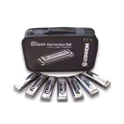 Hohner Bluesband Harmonica 7-Piece Set image 4