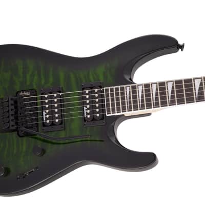 Jackson JS Series Dinky Arch Top JS32Q DKA Guitar Transparent Green Burst image 3