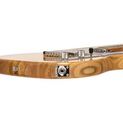 Stagg SET-PLUS NAT Vintage T Series Solid Paulownia Body Bolt-on Maple Neck 6-String Electric Guitar image 5