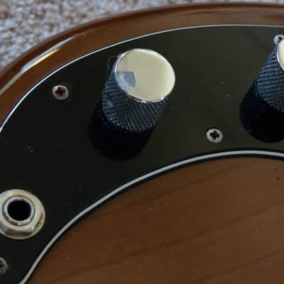 Left Handed rare Fender Precision Bass 1977-78 Walnut Mocha w Fender case completely original image 10
