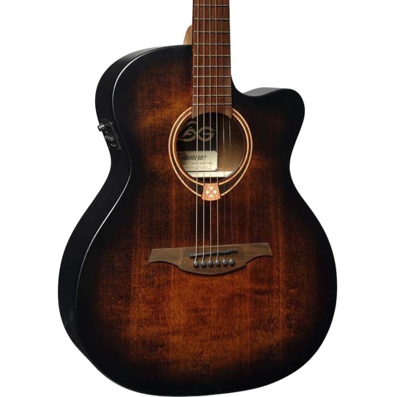 Lag T70ACE-B&B | Auditorium Cutaway Acoustic-Electric, Black & Brown. New with Full Warranty! image 1