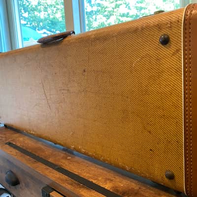 **Vintage** (1955-1958) Fender Tweed Stratocaster/telecaster Electric Guitar Case image 1