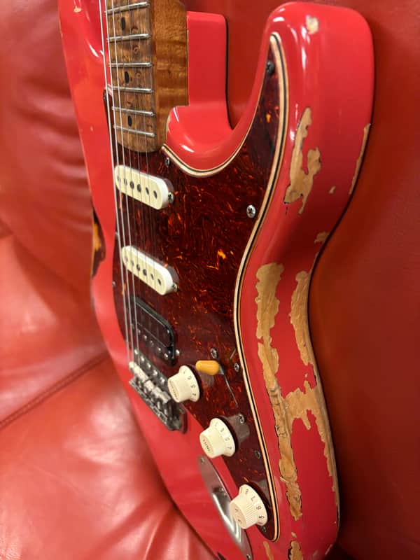 2017 LsL Instruments Saticoy Nacho Red over Three Tone | Reverb