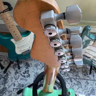 Fender Stratocaster Plus Maple Fretboard 1988 Surf Green E4 Serial Number image 13