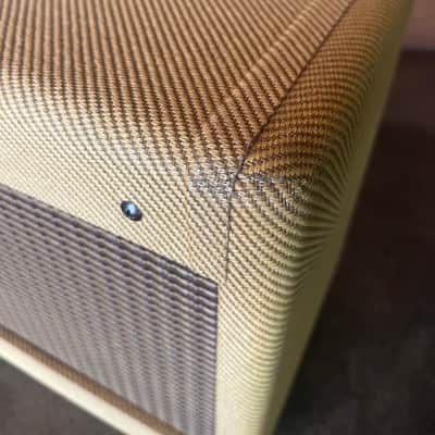 Mojotone Fender Tweed Deluxe Style Head Guitar Amp Cabinet with Lacquered Tweed Finish - B-STOCK/BLEM image 3