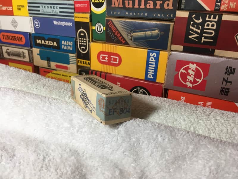 Sealed Box True NOS Telefunken Germany EF804 Vintage 1964 Audio / Mic Tube ~ V72 / V76 / Siemens / AEG / Neumann image 1