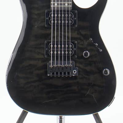 Used Ibanez GRGA120QA Transparent Black Sunburst Electric Guitar - Very Good image 2
