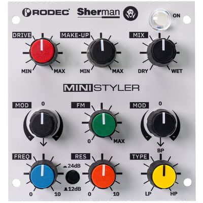 Rodec Sherman Ministyler Stereo Filter Processor & One Chassis Bundle image 2