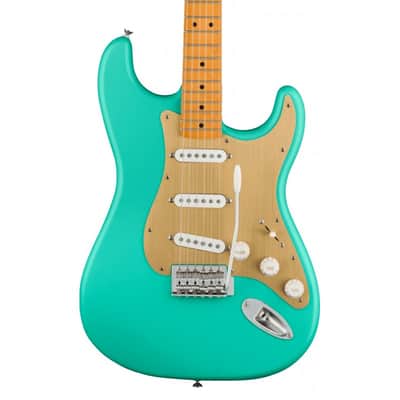 Squier 40th Anniversary Stratocaster Vintage Edition Satin Seafoam Green image 1