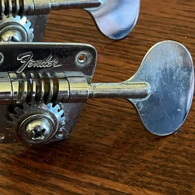 1968 Fender Jazz Precision bass Telecaster set lollipop oval tuners tuning pegs image 2