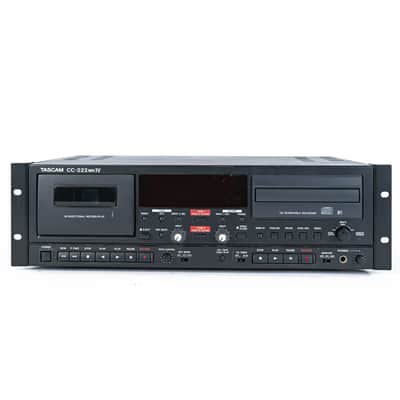 TASCAM CC-222 CC 222 MKIV Combination CD Recorder and Cassette Player Rackmount image 1