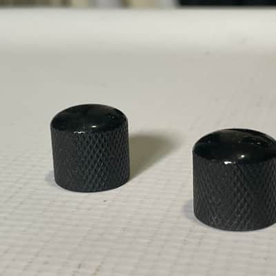 2000's Korean Ibanez S520EX S Series Guitar Black Dome Plastic Metal Knob Set Push On image 1