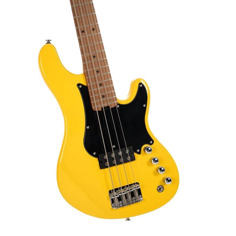 Cort GBSHORTSCALEYCB Poplar Body Roasted Maple C Shape Neck Short Scale 4-String Electric Bass Guitar w/Gig Bag image 1