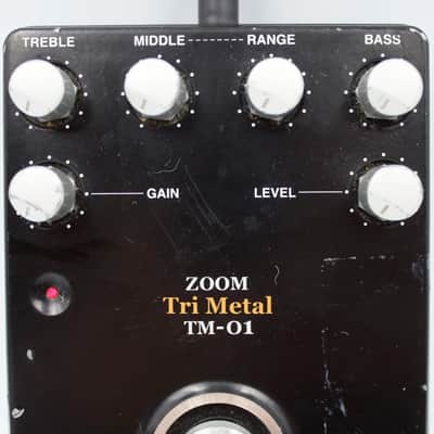 Zoom TM-01 Tri Metal Distortion Made in Japan Guitar Effect Pedal 011093 image 3