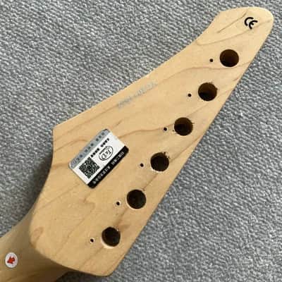 JD Maple Wood Electric Guitar Neck, Rosewood 22 Frets Fingerboard image 3