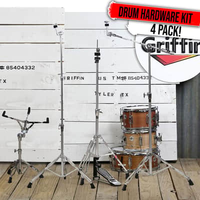 GRIFFIN Cymbal Stand Hardware PACK Hi-Hat Snare Drum Mount Boom Holder Kit Pedal image 1
