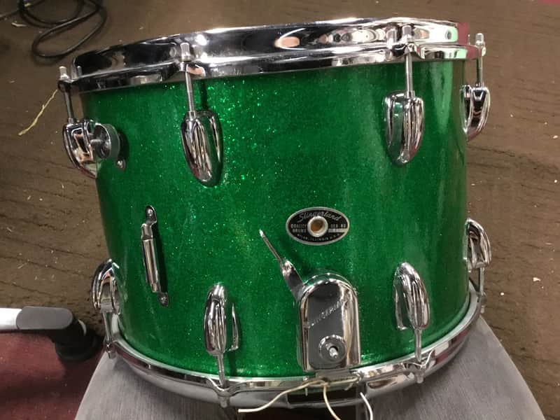 Slingerland Marching  Green Sparkle image 1