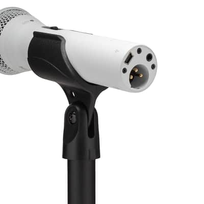 Samson Q2U Handheld Dynamic USB Microphone Recording and Podcasting Pack (White) image 4