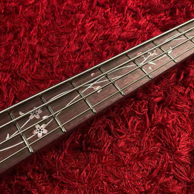 Rare Mint Momose MJ-SKR-SP21 / PH Electric Bass Jazz Bass Sakura pink 8 Limited Edition image 6