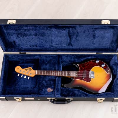 1966 Fender Mandocaster Vintage Electric Mandolin Sunburst, 100% Original w/ Case image 21