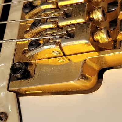 Ibanez Jem 7V 1993 White/gold Ebony Edge 1 owner EXCELLENT like EVO image 16