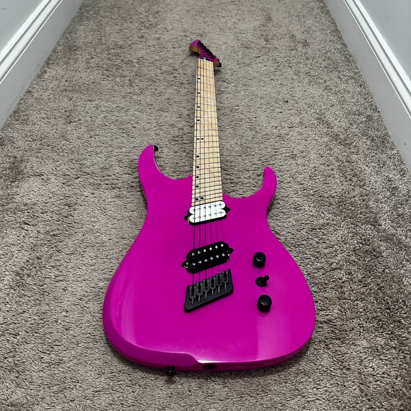 UPGRADED Ormsby HypeGTR 2018 Magenta GTR Hype 6 Multiscale Electric Guitar w/ Hard Case image 1