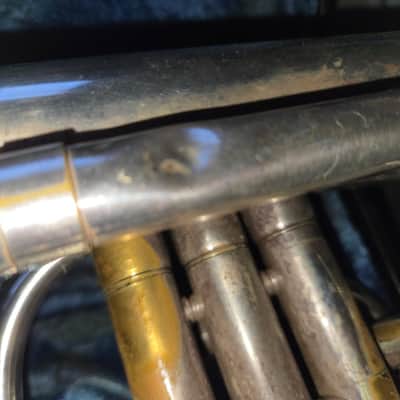 YAMAHA YMP-202M marching mellophone, VGood playing condition image 12