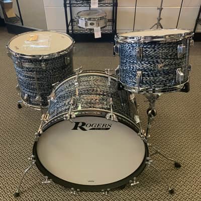 Rogers Cleveland 3pc Drum Set - 13/16/22 - Sky Blue Onyx image 1