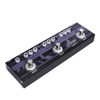 ROWIN DAP-2 Electric Guitar Multi Effect Pedal 3 In1 Echo / Ensemble / Overdrive image 2