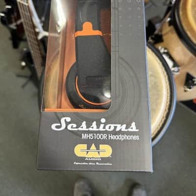 CAD Audio Sessions MH510OR Closed-Back Headphones Black/Orange - NOS image 4